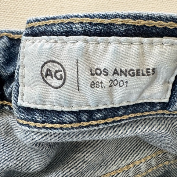 AG Hattie High Rise Barrel Jean Women’s 29 Blue Med Wash Japanese Fabric Hi Rise - Picture 11 of 16